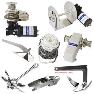 ZD Marine Hardware Acero inoxidable 316 Yacht Cuerda eléctrica Cabrestante Tambor remoto Ancla Molinete con interruptor de mano - Product Image 6