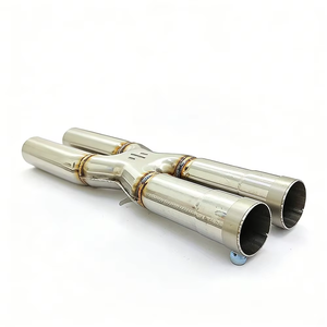 Escape Trasero de Alto Rendimiento Cuski de Acero Inoxidable para <span class=keywords><strong>Ferrari</strong></span> F12 <span class=keywords><strong>FF</strong></span> 6.3 <span class=keywords><strong>2013</strong></span>- Tipo X, Tubo de Mejora de Sonido - Product Image 5