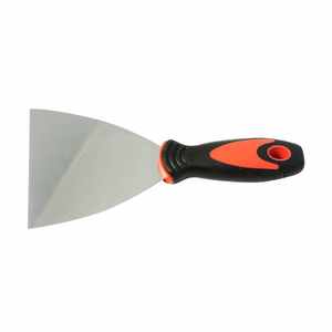 Spatola - spatola da pittore in acciaio inossidabile da 100 mm con manico bimateriale, ideale per applicare e levigare vernici con precisione - Product Image 1