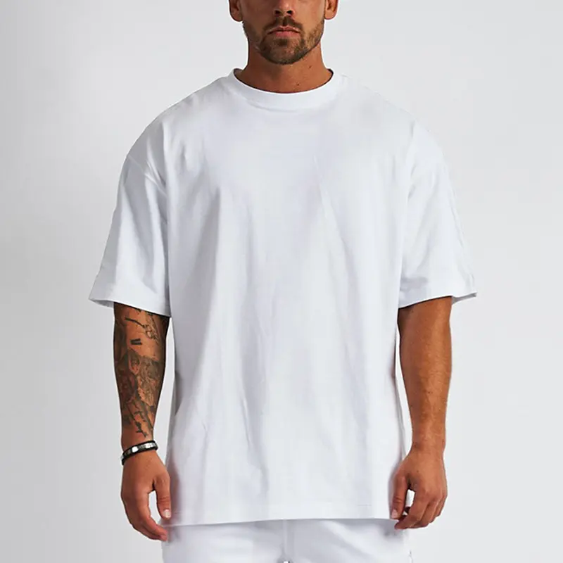 Factory store sports casual custom logo cotton blank plus size man t-shirts