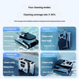 Robot Limpiafondos Inalámbrico <span class=keywords><strong>para</strong></span> Piscina con Succión Ultra Fuerte, Escalada de Paredes y Planificación Inteligente de Rutas - Product Image 3