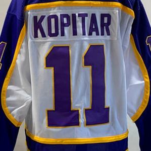 Pronto per la spedizione Los Angeles Anze Kopitar White Reverse Retro 2.0 maglia da Hockey nazionale cucita della migliore qualità - Product Image 1