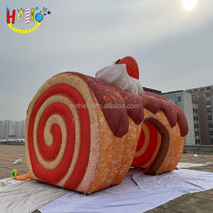 Tienda de <span class=keywords><strong>pan</strong></span> inflable personalizada para fiesta Swiss Roll Cake Dome - Product Image 2
