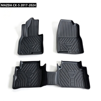 Tapis de sol de voiture en TPE durables, antidérapants, toutes saisons, 3D sur mesure, certifiés ROHS, pour CX-5 2017-2024, directement de l'usine
