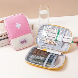 Tas obat kit penyimpanan darurat pertolongan pertama portabel luar ruangan ukuran kecil