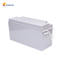 Batterie gel 12v 150ah batterie de stockage à cycle profond pour batterie plomb-acide du système solaire