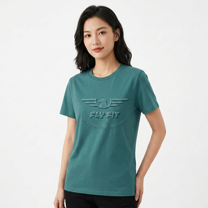 เสื้อยืดคอตตอนผู้ชายทรงปกติ แขนสั้น ทรงฟลายฟิต ผ้าถักเนื้อนุ่ม น้ำหนัก 320 กรัม รุ่นขายดี รักษ์โลก สไตล์ลำลอง รับสั่งทำ - Product Image 1