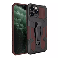 Coque de téléphone portable antichoc pour iphone 16 Plus 15 Prox Max 14 Pro 13 12 housse de support avec clip de ceinture