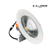Commercial Down Lights 5W 9W 12W 15W 24W 30W Anti Éblouissement Spot Light COB Plafond LED Encastré Downlight Projecteur Hôtel Projet
