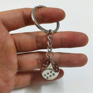 Creative Dice Metal <b>Gifts</b> Craft Keychains Portable Hanging Accessories Pendant Activities - Product Image 3