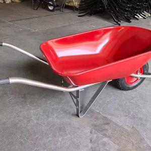 Brouette agricole en métal <span class=keywords><strong>Trojan</strong></span> Fiji avec roue en métal 4.00-8, normes de spécifications, couleur rouge - Product Image 1