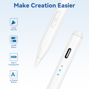 Ai Pencil Stylus Pen Palm Rejection Tilt Writing Blue Tooth Function Ai Multi-Function Office Compatible With 2018-2025 - Product Image 2