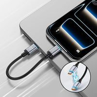 Kabel Pendek 20CM PD3.1 Tipe-C Magnetik Anyaman Kepang 240W dengan Chip E Marker untuk Pengisian Cepat iPhone, Tablet, Laptop
