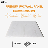 Panneau mural intérieur en PVC imperméable, vente en gros d'usine, panneau mural décoratif pour hôtel, bureau, maison