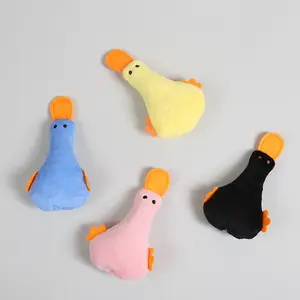 Hot sale Plush duck vocal toys Squeaky soft pet dog toys catnip cat toy