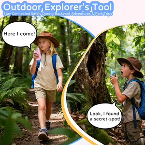 Fotocamera e Walkie Talkie per Bambini 2.4G 20MP Doppia Lente 2-in-1 con Sensore CMOS MicroSD Messa a Fuoco Fissa Video Full HD Chiamata Bidirezionale - Product Image 5