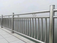 Balustrade moderne en tube d'acier inoxydable pour extérieur, résistante à la rouille, installation facile, pour villas, balcons, rampes, main courantes Mehonor