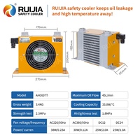 Enfriador de Aire Hidráulico de Aluminio de Alto Flujo de Aire, Utilizado para Estaciones Hidráulicas de Maquinaria de Construcción, Servicio de Diseño OEM Gratuito