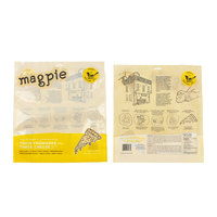 Sachets surgelés avec fermeture éclair refermable avec logo de marque personnalisé en usine conception d'aliments surgelés steak fromage rouleau de printemps d'emballage