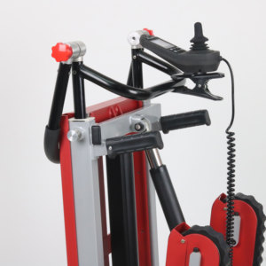 รถเข็นไฟฟ้า EmssRobot <span class=keywords><strong>Starker</strong></span> แบบพับได้สำหรับงานหนัก ขึ้นบันไดได้ พกพาสะดวก รับน้ำหนักได้ 250 กก. ใช้ในคลังสินค้า ยกของ ขนย้าย พร้อมอุปกรณ์ไฟฟ้า - Product Image 2