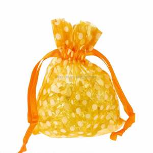 Bolsa de Regalo de Primera Comunión Promocional Reciclable, Encantadora Organza con Cruz Plateada, con Serigrafía para Personalización - Product Image 5