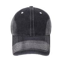 Gorra de protección solar Unisex al por mayor para hombres y mujeres gorra de béisbol de bloque de color vaquero ajustable informal sombrero de copa suave lavado