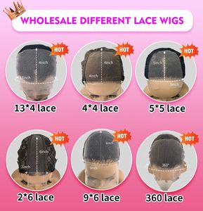 Perruque de Cheveux Humains Ondulés de 13x6 avec Dentelle Frontale, Vente en Gros, Prête à Être Expédiée, <span class=keywords><strong>pour</strong></span> Femmes Noires, de 10 à 34 Pouces, Couleur Naturelle - Product Image 6