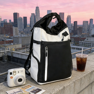 Mochila de Viaje de Gran Capacidad <span class=keywords><strong>con</strong></span> Logotipo Personalizado al por Mayor, Mochila Casual Unisex <span class=keywords><strong>con</strong></span> Compartimentos <span class=keywords><strong>para</strong></span> Zapatos, de Nailon Impermeable - Product Image 4