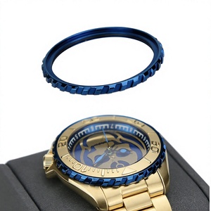 Nouveau 2025 Lunette de montre SKX007 en acier inoxydable 316L, fine et rotative, style roue de véhicule turbine, pour modification de montres-bracelets et pièces d'outillage - Product Image 1