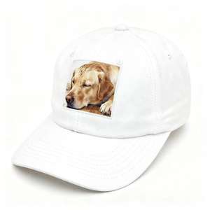 Customizável bordado 3D Baseball Cap Sporty Pet <span class=keywords><strong>Hat</strong></span> com a imagem do seu amado Pet - Product Image 3