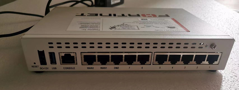 [送送無料]FORTIGATE-60E FG-60E ファイアウォール 動作確認 ファイアウォール】FORTINET】Fortigate-60E #2 Fortinet FG-60E