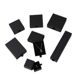 Wholesale Customizable Printed Luxurious Kraft Paper Jewelry Drawer <b>Box</b> Square <b>Storage</b> Solution for Halloween Rings Necklaces - Product Image 4