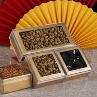 Boîte rectangulaire en plastique d'emballage Bonbons GinSeng Concombre de mer Herbes Complément alimentaire au chocolat