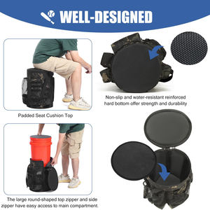 ถุงเก็บของที่คลุมถังขนาด6แกลลอนมีซิปสำหรับใส่ลูกเบสบอล - Product Image 5