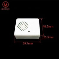 Module sonore portable personnalisable enregistrable avec haut-parleur, batterie 3xAA de 29 mm et prise en charge MP3/WAV pour jouets en peluche