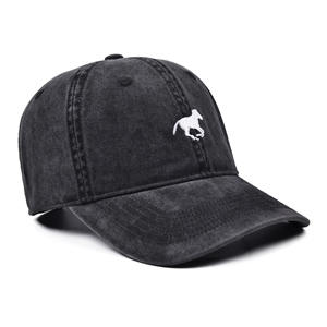 <span class=keywords><strong>Gorra</strong></span> <span class=keywords><strong>de</strong></span> Béisbol Retro Desgastada Sun's con Bordado 3D <span class=keywords><strong>de</strong></span> <span class=keywords><strong>Caballo</strong></span> Blanco, Tela Común, Hebilla Metálica, Unisex, Protección Solar - Product Image 4
