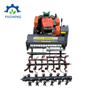 Broyeur de bois multifonctionnel télécommandé, robot de 800 mm à chenilles, débroussailleuse à fléaux, matériel forestier, direct usine, à prix bas