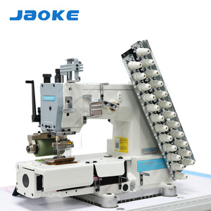 Máquina <span class=keywords><strong>de</strong></span> Coser Industrial <span class=keywords><strong>de</strong></span> Cadena <span class=keywords><strong>de</strong></span> Múltiples Agujas JAOKE SIRUBA Estilo VC008, Nuevo Motor <span class=keywords><strong>de</strong></span> Hierro, Operación Electrónica <span class=keywords><strong>de</strong></span> Alta Velocidad - Product Image 1
