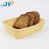 Paniers de rangement modernes en plastique et en rotin Design rectangulaire et carré pour le pain, les fruits et les légumes-emballés dans des cartons