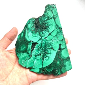 <span class=keywords><strong>Lastra</strong></span> <span class=keywords><strong>di</strong></span> <span class=keywords><strong>cristallo</strong></span> minerale del campione della fetta della Malachite lucidata grezza naturale all'ingrosso per la decorazione - Product Image 1