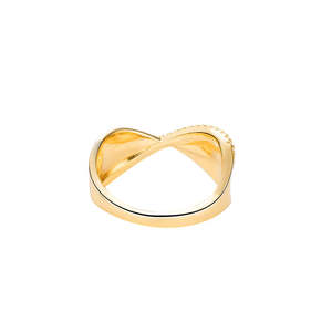 18K Gold Plated Copper High Quality Women's <b>Wedding</b> <b>Ring</b> with Zircon Trendy Fashion <b>Rings</b> - Product Image 6