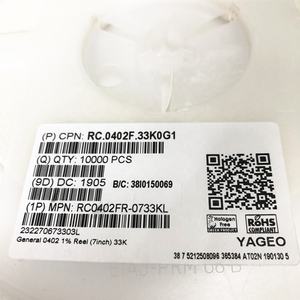 0402 résistance 5% 1% 3.3 33 330 résistances à Film épais 3.3K <span class=keywords><strong>33K</strong></span> 330K 3.3M <span class=keywords><strong>ohm</strong></span> 0402 résistance SMD - Product Image 4