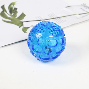 Small Dog Chew <b>Toy</b> Sound Making <b>Interactive</b> Bite Resistant Elastic Light Up Ball <b>Pet</b> <b>Toy</b> - Product Image 3