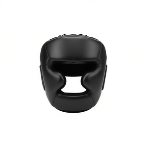 Casque de boxe noir pour l'entraînement aux arts martiaux - Product Image 1