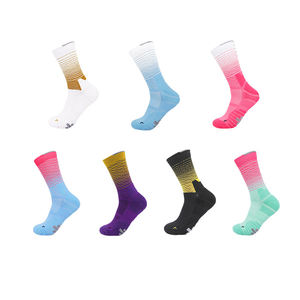 طاقم الجوارب الرياضية القطنية للرجال بالجملة الخريف الشتاء تيري أسفل المهنية ركوب الدراجات الجري كرة السلة الجوارب النخبة الرياضية - Product Image 2