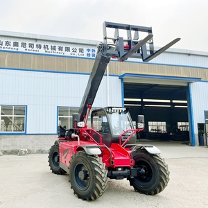 Chargeur télescopique agricole 7M avec <span class=keywords><strong>godet</strong></span> à céréales et pince à balles - Product Image 1