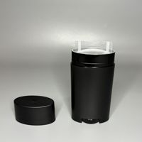Récipient ovale Offre Spéciale de bâton de protection solaire en plastique blanc 15g 50g 75g PP emballage de bâton de déodorant cosmétique à bille FuYang