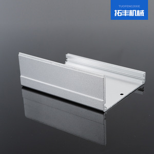 Boîtier de contrôleur en alliage d'aluminium 6063 usiné CNC avec finition électrophorétique, profil de radiateur - Product Image 2