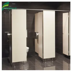 13毫米防水 HPL 紧凑型厕所隔断板易于清洁