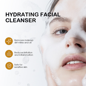 Limpiador <span class=keywords><strong>Facial</strong></span> Hidratante al por Mayor, Elimina el Maquillaje, Limpiador <span class=keywords><strong>Facial</strong></span> Suave para Mujeres con Logotipo - Product Image 3